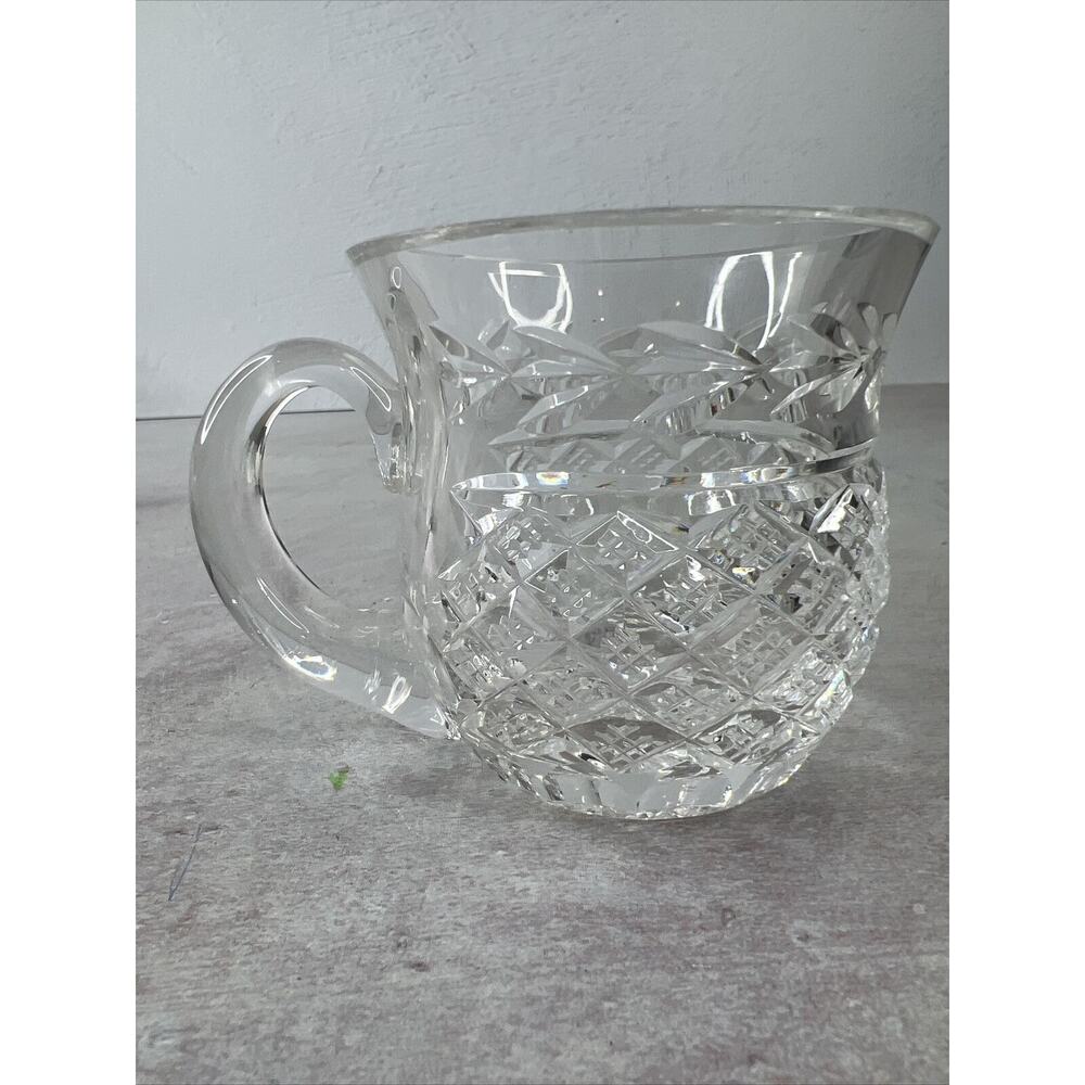waterford crystal punch cups cut glass Handmade Republic Of Ireland